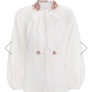 New With Tags Zimmermann Postcard Lantern Top